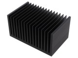 Radiator Extrudat cu Aripioare Negru 100mm x 160mm x 82mm