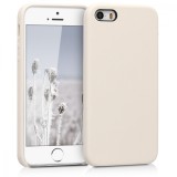 Husa pentru Apple iPhone 5 / iPhone 5s / iPhone SE, Silicon, Crem, 42766.16, Carcasa, Kwmobile