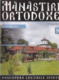 Manastiri Ortodoxe Cotmeana Carte Religioasa Romana Coperti Brosate Stare Buna