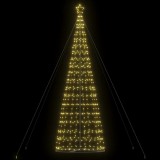 VidaXL Pom de Crăciun LED 1534 LED-uri Alb Cald 503 cm