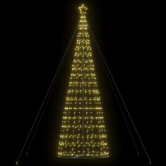 Pom de Crăciun LED 1534 LED-uri Alb Cald 503 cm foto