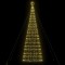 Pom de Crăciun LED 1534 LED-uri Alb Cald 503 cm