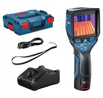 Bosch GTC 400 C (solo) Camera termica digitala Li-Ion + L-BOXX, 12V, IR 160x120 px, USB, fara acumulator in set - 3165140995160 foto
