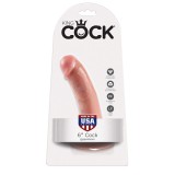 King Cock Flesh Realistic Dildo 6'' Inches + Lubrifiant