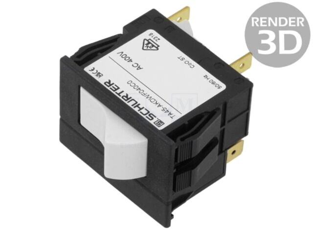 &Icirc;ntrerupător Supracurent 10A SCHURTER TA45 MCB 4430.0670 - Conectori Termici