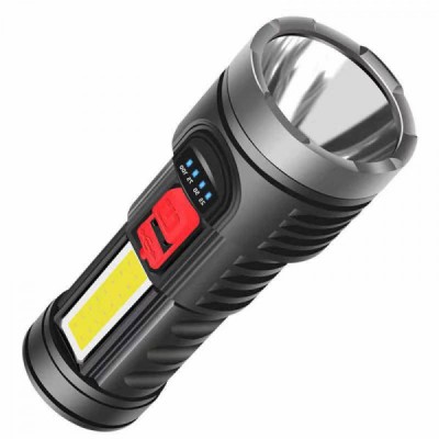 Lanterna Mana LED OSL si COB 10W 5865 Incarcare USB 4 Moduri Lumina foto