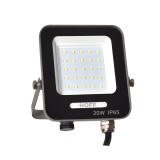 Proiector LED Hoff FLD, 20W, 2000lm, lumina rece 6500K, IP65