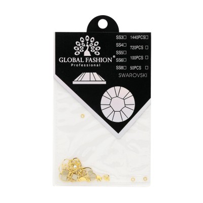 Cristale Swarovski unghii, Global Fashion, marimi mixte foto