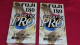 2 casete video sigilate S.VHS -FUJI 180 minute