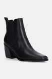 Answear Lab botine femei, culoarea negru, cu toc drept
