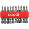 YATO Set 10 Capete Insurubare PH1, 1/4 inch, 50mm - Profesional