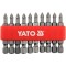 YATO Set capete de insurubare, profil PH1, 10 bucati
