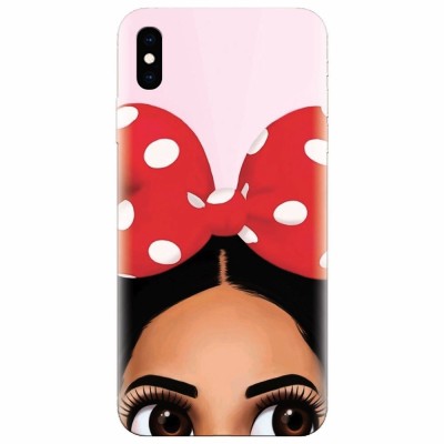 Husa silicon pentru Apple Iphone X, Anime Art Girl foto