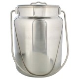 Cumpara ieftin Bidon din inox, cu capac si maner, pentru depozitare lapte, miere sau ulei, 1.7 l