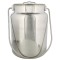 Bidon din inox, cu capac si maner, pentru depozitare lapte, miere sau ulei, 4.5 litri