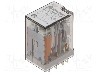 Releu electromagnetic, 230V AC, 15A, 4PDT, serie 55.34, FINDER - 55.34.8.230.5030 foto