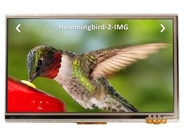 Ecran TFT 7&quot; 800x480 LED RGB 3.3V