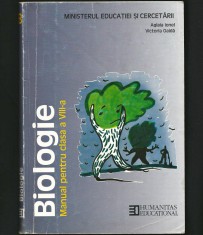 BIOLOGIE - MANUAL PENTRU CLASA A VIII-A - AGLAIA IONEL, VICTORIA OAIDĂ HUMANITAS