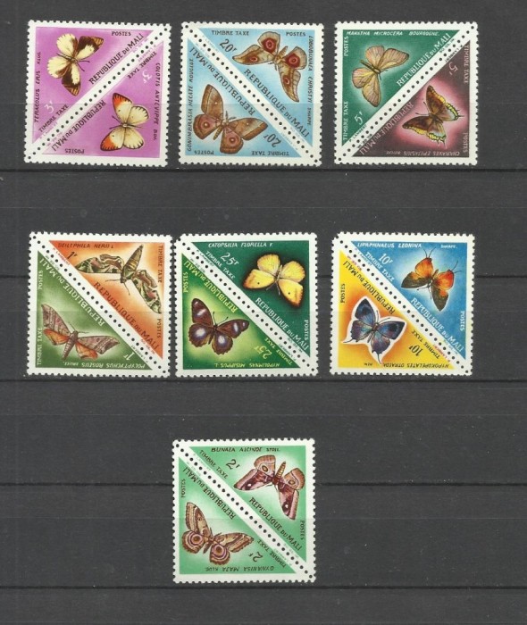 MALI 1964 FAUNA INSECTE FLUTURI