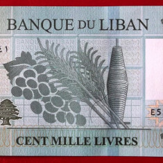 Liban 100000 100.000 Livres 2023 UNC necirculata **