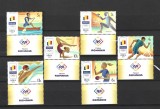 ROMANIA 2024 - PARIS 2024, SERIE CU TABS DIN COALA DE POSTA, MNH - LP 2477