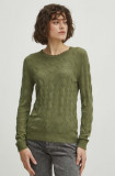 Cumpara ieftin Medicine pulover femei, culoarea verde, light