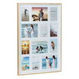 Rama Foto Decorativa Paspartu din Lemn de Stejar de Culoare Naturala (12 poze) 52.5x2.5x72.5cm