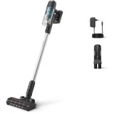 Aspirator vertical Philips XC3031/01, Seria 3000, Sistem de filtrare in 3 etape, pana la 60 min cu baterie suplimentara, Cap de aspirare cu LED