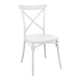 Cumpara ieftin Scaun de gradina Crossie plastic PP alb 38x46.5x82 cm