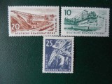 DDR-INDUSTRIA CARBUNELUI-SERIE COMPLETA-NESTAMPILATE, Nestampilat