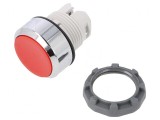 Comutator Apăsare 22mm Roșu Plat