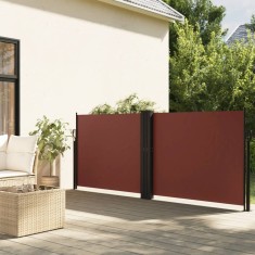 vidaXL Copertină laterală retractabilă, maro, 120 x 600 cm 4004599