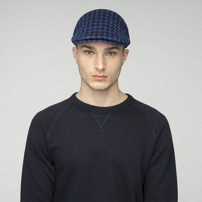 Basca Kangol Square K 507 Albastru (S,L) - Cod 994543940 foto