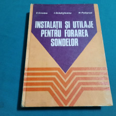 INSTALAŢII ŞI UTILAJE PENTRU FORAREA SONDELOR/V. CRISTEA, I GRĂDIŞTEANU / 1985