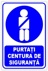Indicator purtati centura de siguranta foto