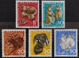 BC712, Elvetia 1965, 1967 si 1968, lot 3 serii fauna (3 poze)