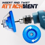 Colector Praf Burghiu 4-10mm, Dispozitiv Aspirare Praf Masina Gaurit, Montaj Ușor, Etanșare Sigură, Albastru