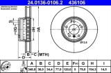 Disc frana ATE 24.0136-0106.2