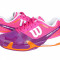 Adidasi tenis dama Wilson Rush Pro 2.0 Clay Court W pink-purple WRS321170