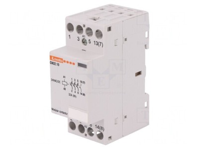 Contactor 4-polar 32A 24VAC/DC NO x4 foto