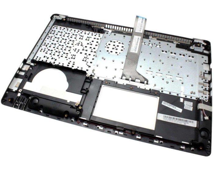 Tastatura Asus Neagra 90NB02A0-R30280 cu Palmrest argintiu, A551LN cu Palmrest argintiu, K551LN cu Palmrest