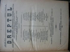 Revista Dreptul, anul XLVI, 1920 foto
