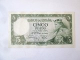 Spania 5 Pesetas 1954 aUNC