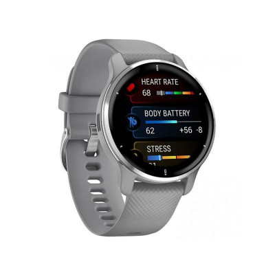 Garmin Venu 2 Plus Silver, Powder Grey foto