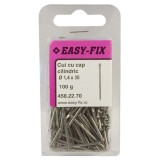 Cuie cu cap cilindric, pentru constructii, Easy-Fix, otel, 1.4 x 30 mm, 0.100 kg