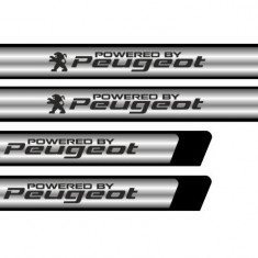 Set Protectie Praguri Sticker Crom Peugeot PPC25