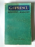 G. Oprescu - Amintiri, evocări