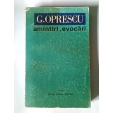 G. Oprescu - Amintiri, evocări