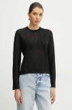 Armani Exchange pulover femei, culoarea negru, light, XW000114 AF11957