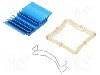 Radiator extrudat, aluminiu, 29mm x 29mm, albastru, Advanced Thermal Solutions - ATS-50290B-C1-R0